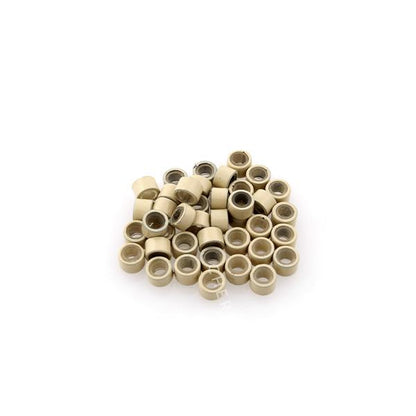 Argolinhas com Silicone 100PÇS #Creme