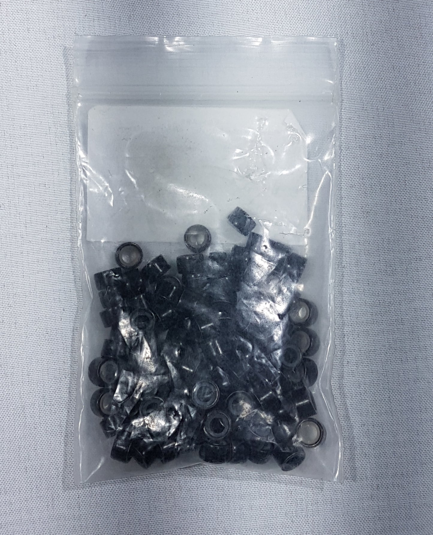 Argolinhas com Silicone 100PÇS #Preta