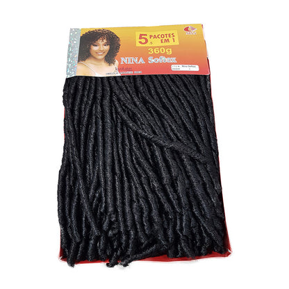 Cabelo Cacheado Nina Softex Original Pacotão 360gr