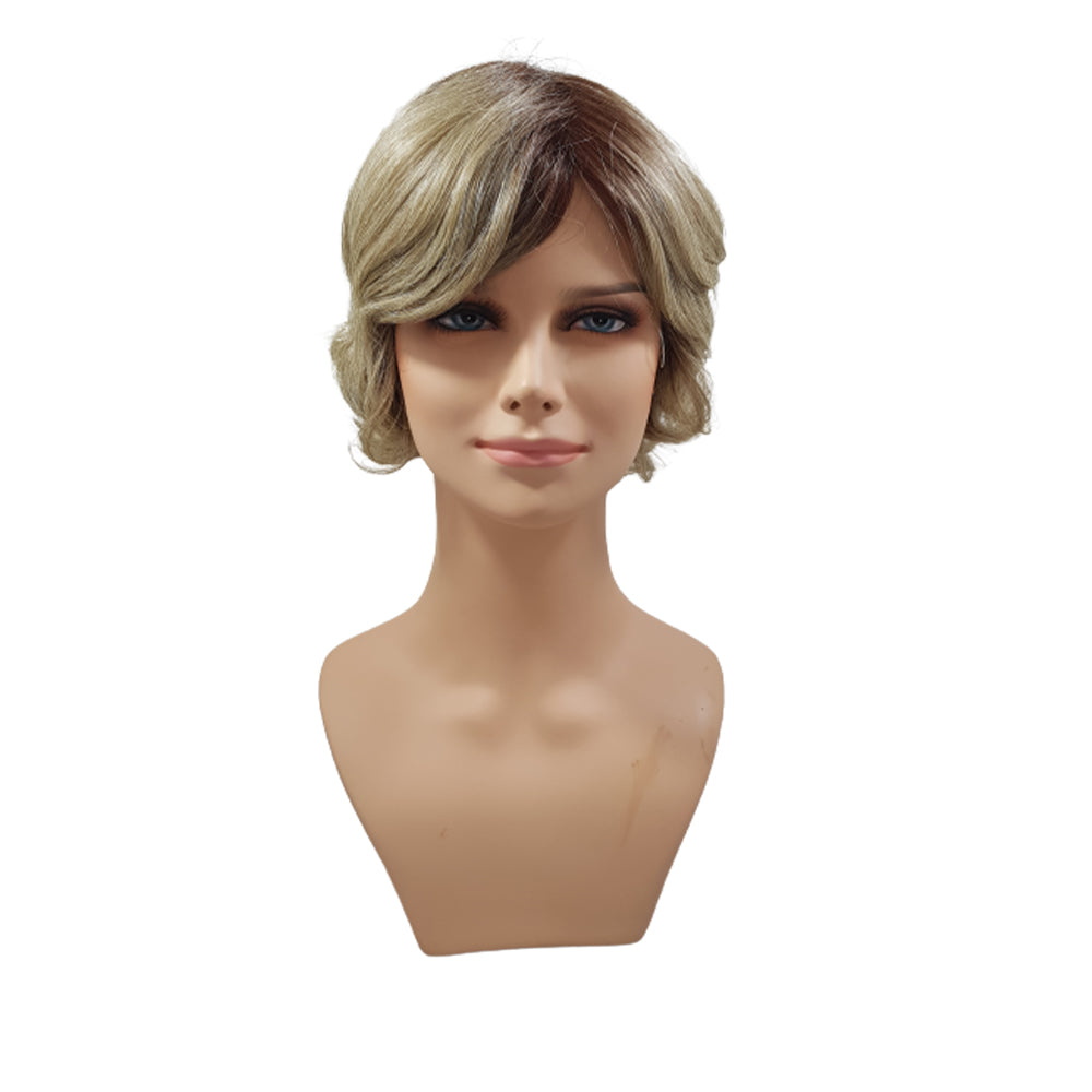 Peruca Cabelo Sintético Inteira à mão Modelo Célia curta